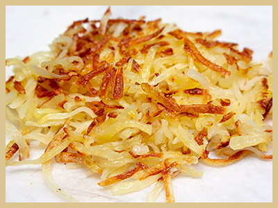 a side of crispy hashbrowns