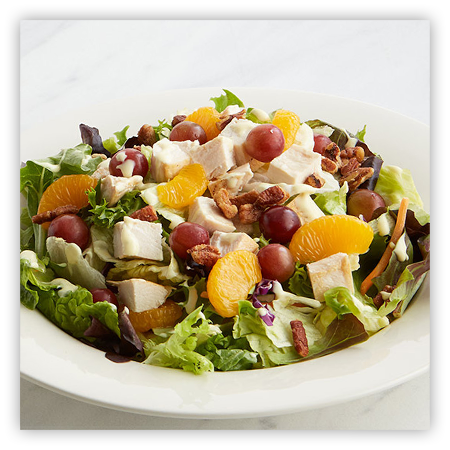 A plate of chicken salad